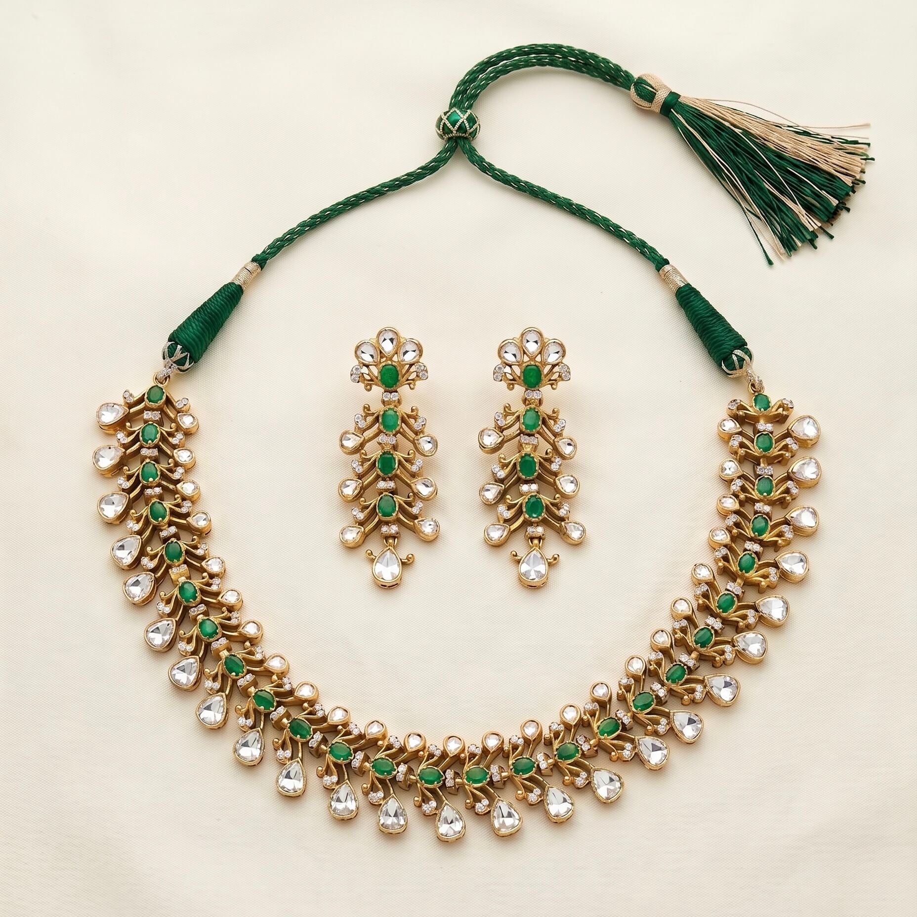 Van Silver Necklace Set 925 sterling silver meera jaipur