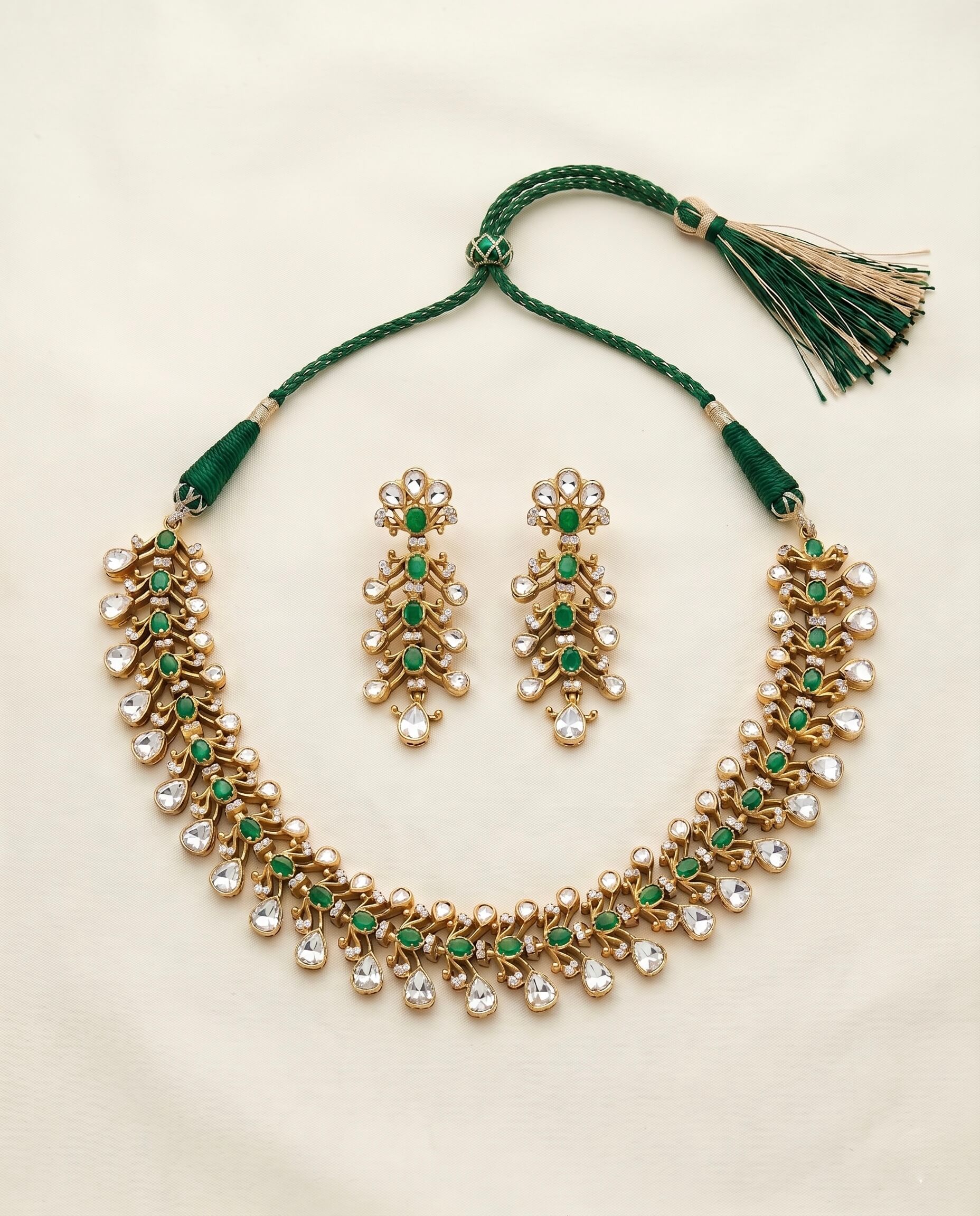 Van Silver Necklace Set 925 sterling silver meera jaipur