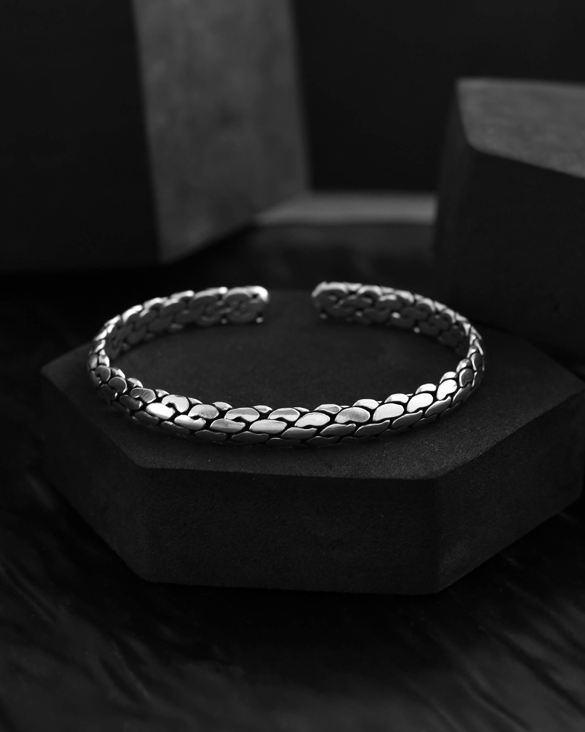 Veer Silver Kada - 925 Silver Jewellery Meera Jaipur