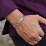 Veer Silver Kada - 925 Silver Jewellery Meera Jaipur
