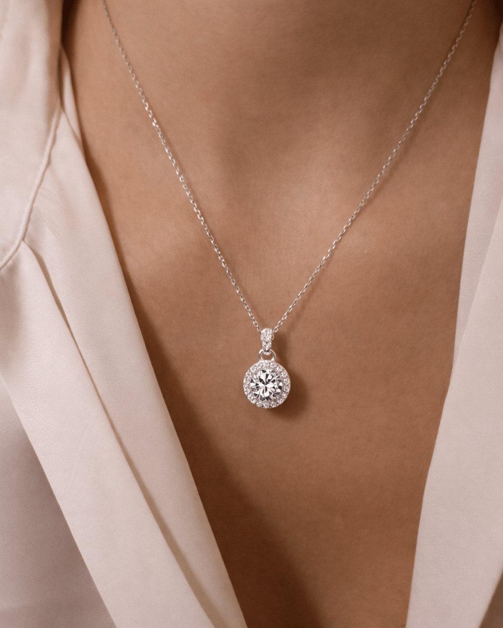 Swarovski Vida Necklace - 925 Silver Jewellery Meera Jaipur