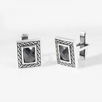 ZIva Mens Silver Cuff Link - 925 Silver Jewellery Meera Jaipur