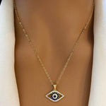 Evil Eye Necklace - 925 Silver Jewellery Meera Jaipur