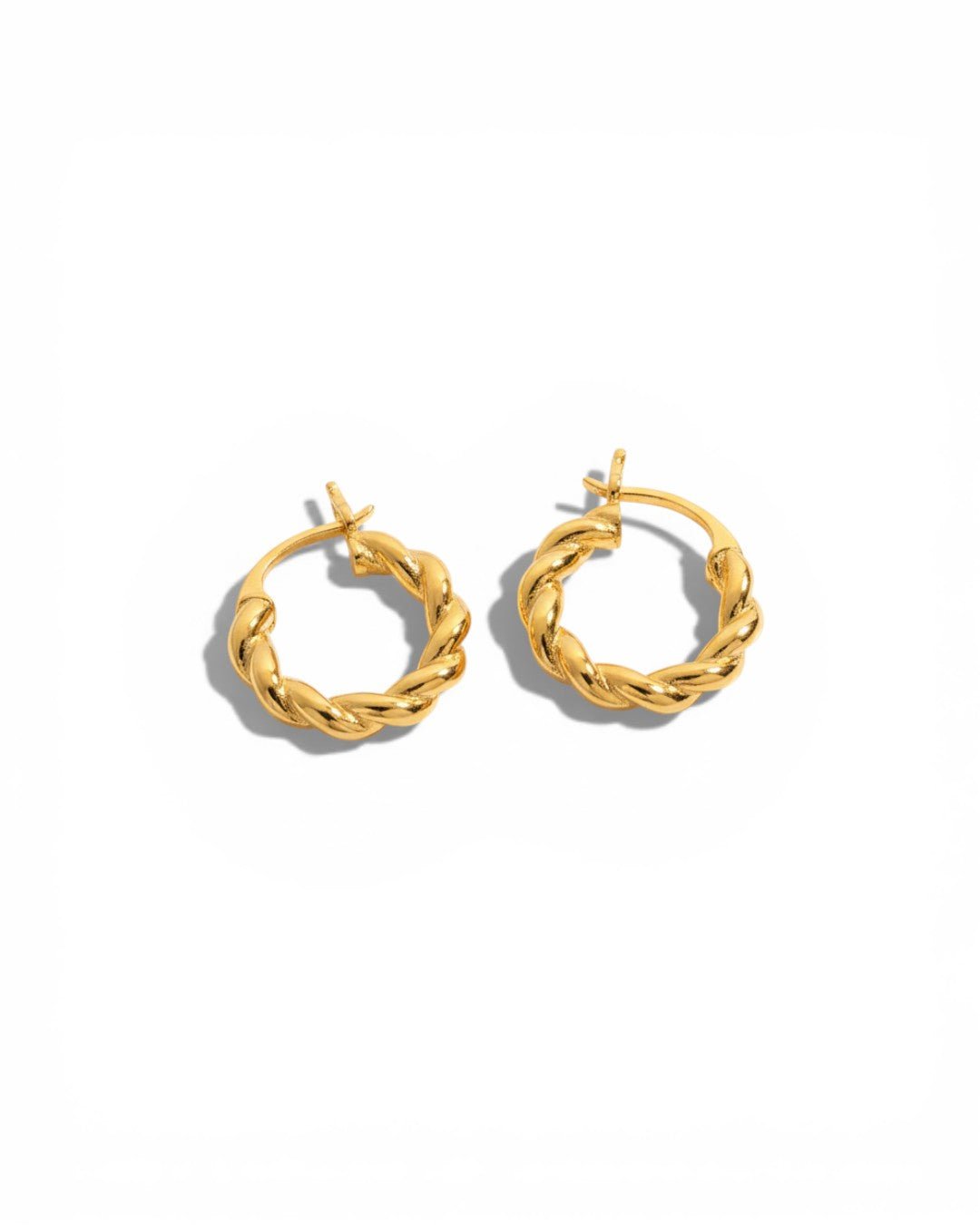 Evelyn twisted hoops - 925 Silver Jewellery Meera Jaipur