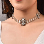 Rajwa Choker - 925 Silver Jewellery Meera Jaipur