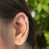Helix Silver Earrings Cuff
