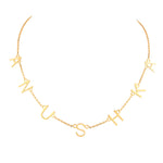 Choker Name Necklace - 925 Silver Jewellery Meera Jaipur