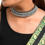 Indrani Pure Silver Necklace