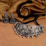 Krishna Radha Pure Silver Necklace