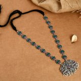 Madhavi Pure Silver Necklace