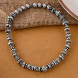 Laxmi motive Tribal Silver necklace