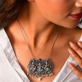 Ganeshi silver necklace