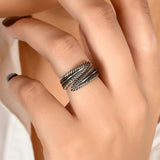 Keya silver ring