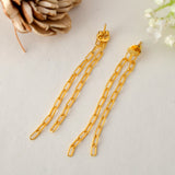 long link chain Earrings