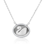 Swan Necklace - 925 Silver Jewellery Meera Jaipur