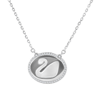 Swan Necklace - 925 Silver Jewellery Meera Jaipur