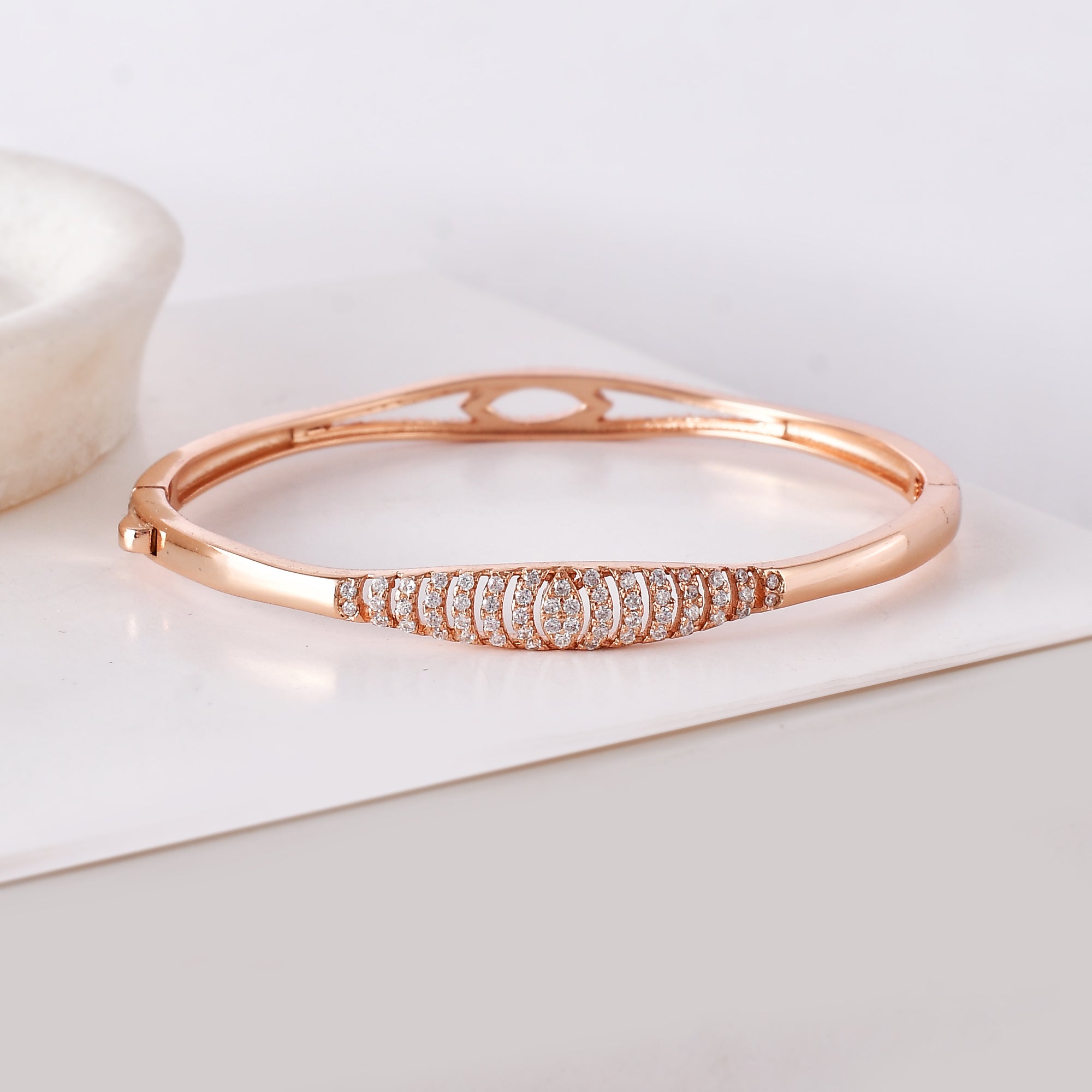 Seline Reversible Bangle - 925 Silver Jewellery Meera Jaipur