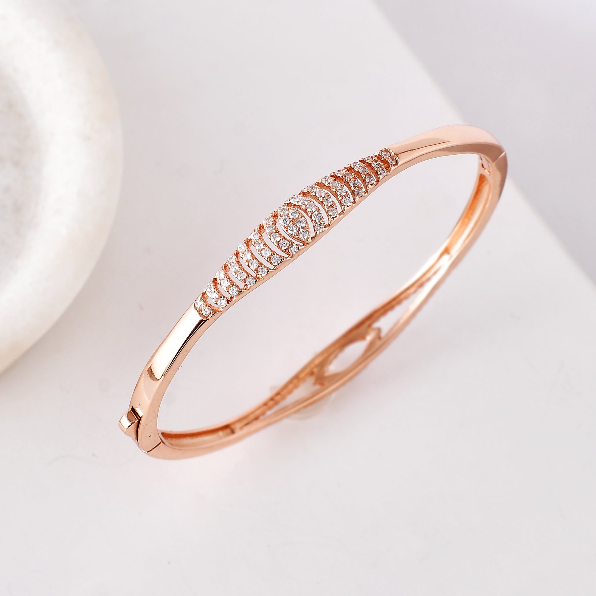 Seline Reversible Bangle - 925 Silver Jewellery Meera Jaipur