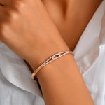 Seline Reversible Bangle - 925 Silver Jewellery Meera Jaipur