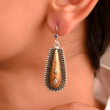 Sandhya silver earrings
