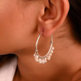 Pushti silver earrings