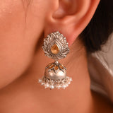 Shubha silver earrings