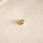 Engraved Initial Ring - 925 Silver Jewellery Meera Jaipur