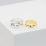 Hand Written Name Ring - 925 Silver Jewellery Meera Jaipur