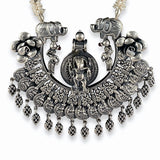 Ganesha Carving long Necklace