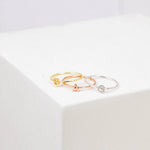 Initial Letter Ring - 925 Silver Jewellery Meera Jaipur