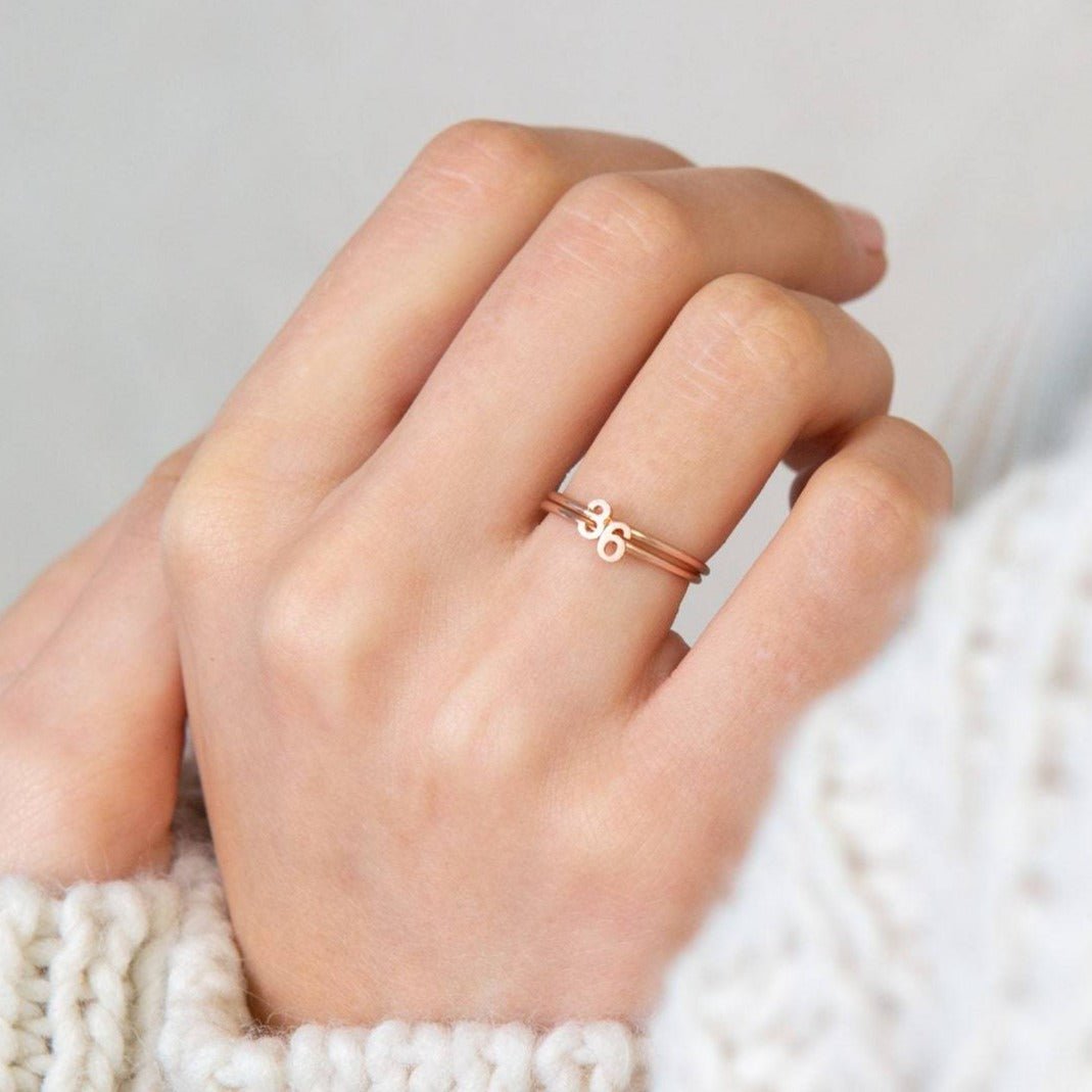 Initial Letter Ring - 925 Silver Jewellery Meera Jaipur