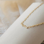 Magneto Link Chain Name Necklace - 925 Silver Jewellery Meera Jaipur