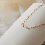 Magneto Link Chain Name Necklace - 925 Silver Jewellery Meera Jaipur