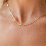 Magneto Link Chain Name Necklace - 925 Silver Jewellery Meera Jaipur