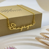 San Hans Name Necklace - 925 Silver Jewellery Meera Jaipur