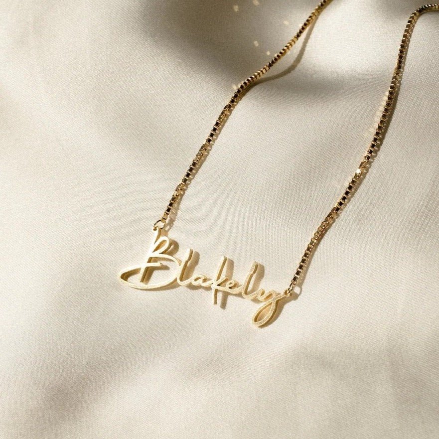 San Hans Name Necklace - 925 Silver Jewellery Meera Jaipur