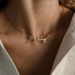 San Hans Name Necklace - 925 Silver Jewellery Meera Jaipur