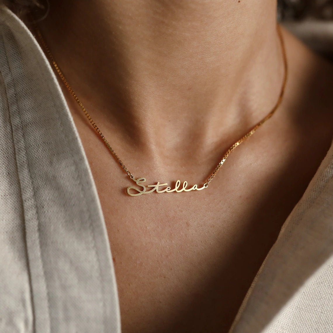 San Hans Name Necklace - 925 Silver Jewellery Meera Jaipur