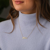Snell Personalised Name Pendant - 925 Silver Jewellery Meera Jaipur
