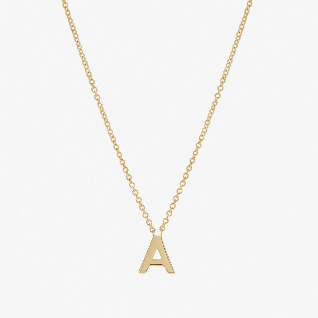 Tiny Letter Necklace - 925 Silver Jewellery Meera Jaipur