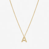Tiny Letter Necklace - 925 Silver Jewellery Meera Jaipur