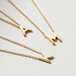 Tiny Letter Necklace - 925 Silver Jewellery Meera Jaipur