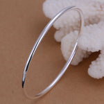 High Polish Plain Chudi Bangle - 925 Silver Jewellery Meera Jaipur
